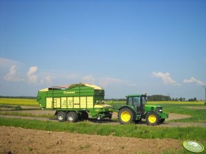 JD 6430 + Krone