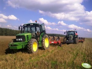 JD 6430 P i Fendt 718 TMS 