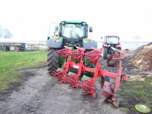 JD 6520 + Unia + Zetor 7341