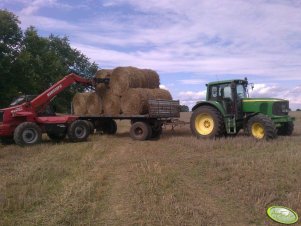 JD 6620 +  Autosan, Manitou MLT 725