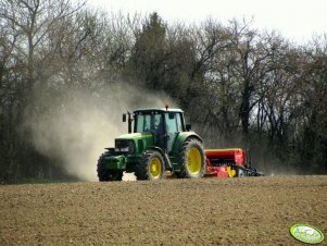 JD 6620 + Poettinger Lion 301 + Vitasem 300