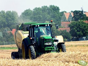 JD 6630P + Krone Comprima V180 XC 