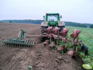 JD 6920 + Kverneland EM 100 i Packomat S 