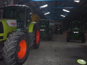 JD 6920S x2, 6120 i Claas Ares