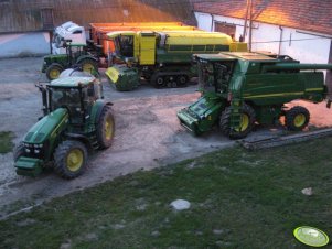 JD 7730, 6930 + RAU, W540 i Ploeger