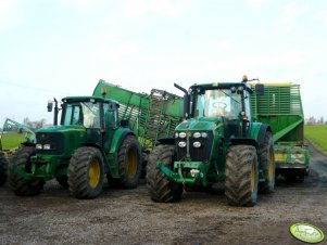 JD 7730 + Stoll V300 i JD 6620 + Stoll V202