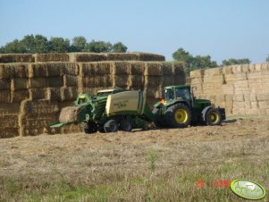 JD 7810 + Krone