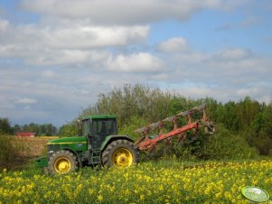 JD 7810 + Kverneland