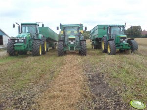 JD 7820 + 2x JD 6910