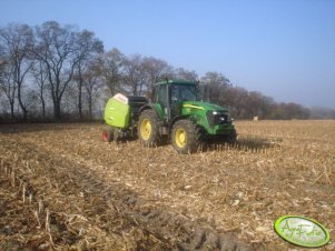 JD 7820 + Claas Variant 360 rc 