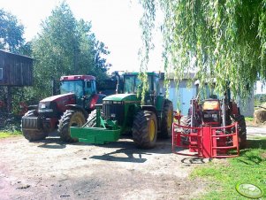 JD 8100, Case MX170 i Same Silver 110