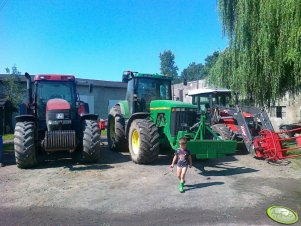 JD 8100, Case MX170 i Same Silver 110