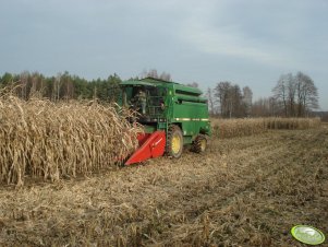 John Deere 2054 + Geringhoff pc 5