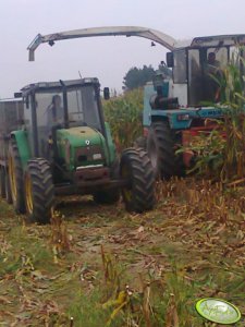 John Deere 3400 + rozrzutnik & MaMut Mengele 5800
