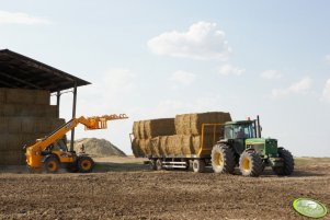 John Deere 4755 + JCB 535 