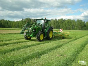 John Deere 5080R + Samasz