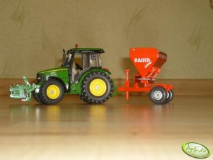 John Deere 5620 + rozsiewacz nawozu Raulch