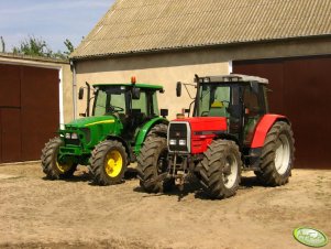 John Deere 5720 & Massey Ferguson 6160