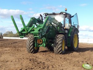 John Deere 6125R + Tur
