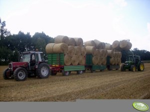 John Deere 6130 & MF 3090