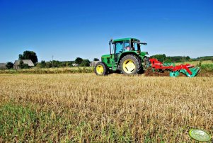 John Deere 6200 + AgroMasz AP 2,6m