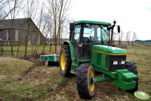 John Deere 6200 + Dwukółka