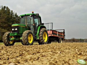 John Deere 6200 + Rozrzutnik