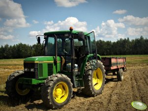 John Deere 6200 + Rozrzutnik