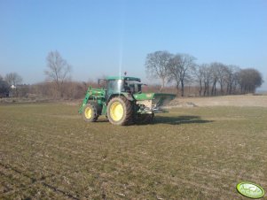 John Deere 6210 + Amazone za-m 900 sbs