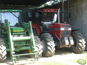 John Deere 6210 i Case 5140