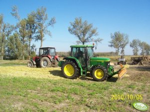John deere 6210 SE i Belarus 820