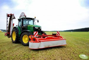 John Deere 6210R + Kuhn