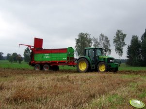 John Deere 6230 + bRzeg tytan 10plus