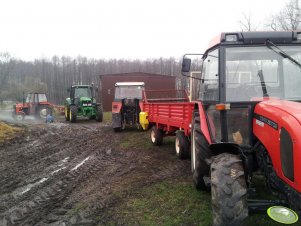 John Deere 6230 + Zetor 7340 + Zetor 7211 + Ursus 2812