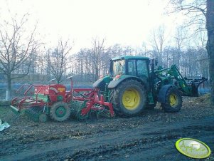 John Deere 6330+ agregat uprawowo-siewny