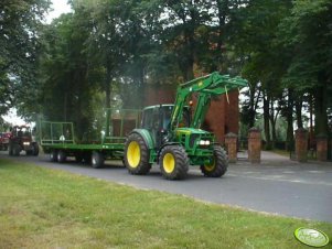 John Deere 6330 + JD 653 oraz Pronar T023