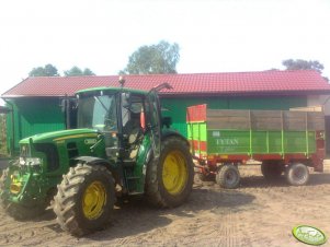 John Deere 6330 & Mengele MB290  & Unia Tytan 7 Plus