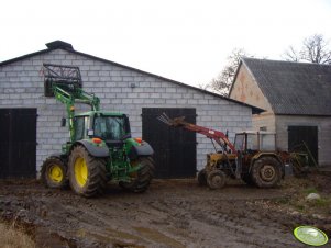 John Deere 6330 + Ursus C-330