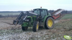 John Deere 6330P & Unia Ibis Vario 