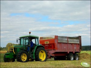 John Deere 6400 + Gilibert