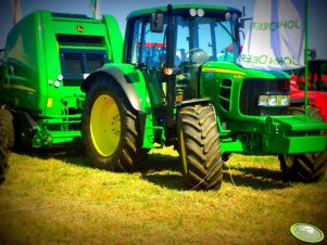 John Deere 6430 + JD 854