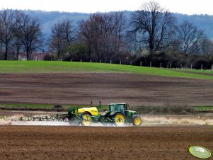 John Deere 6430 + John Deere 732