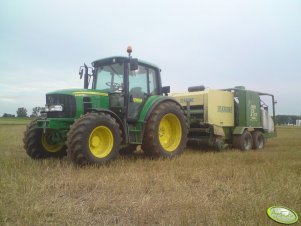 John Deere 6430 + Krone combi pack 1250