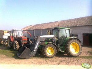 John Deere 6430 + Quicke Q45