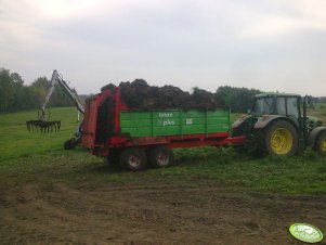 John Deere 6430 + tytan 8 plus