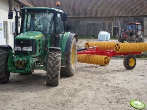 John Deere 6430 +  Vaderstadt Rollex 620