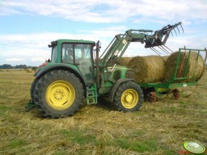 John Deere 6520 + tur 8