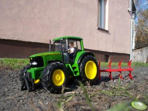 John Deere 6520+Kverneland