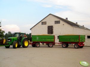 John Deere 6620 + 2x Pronar