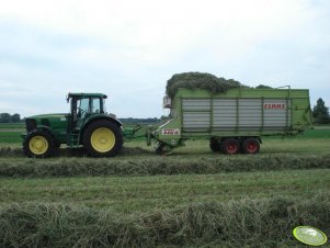 John Deere 6620 + Claas Sprint 445S